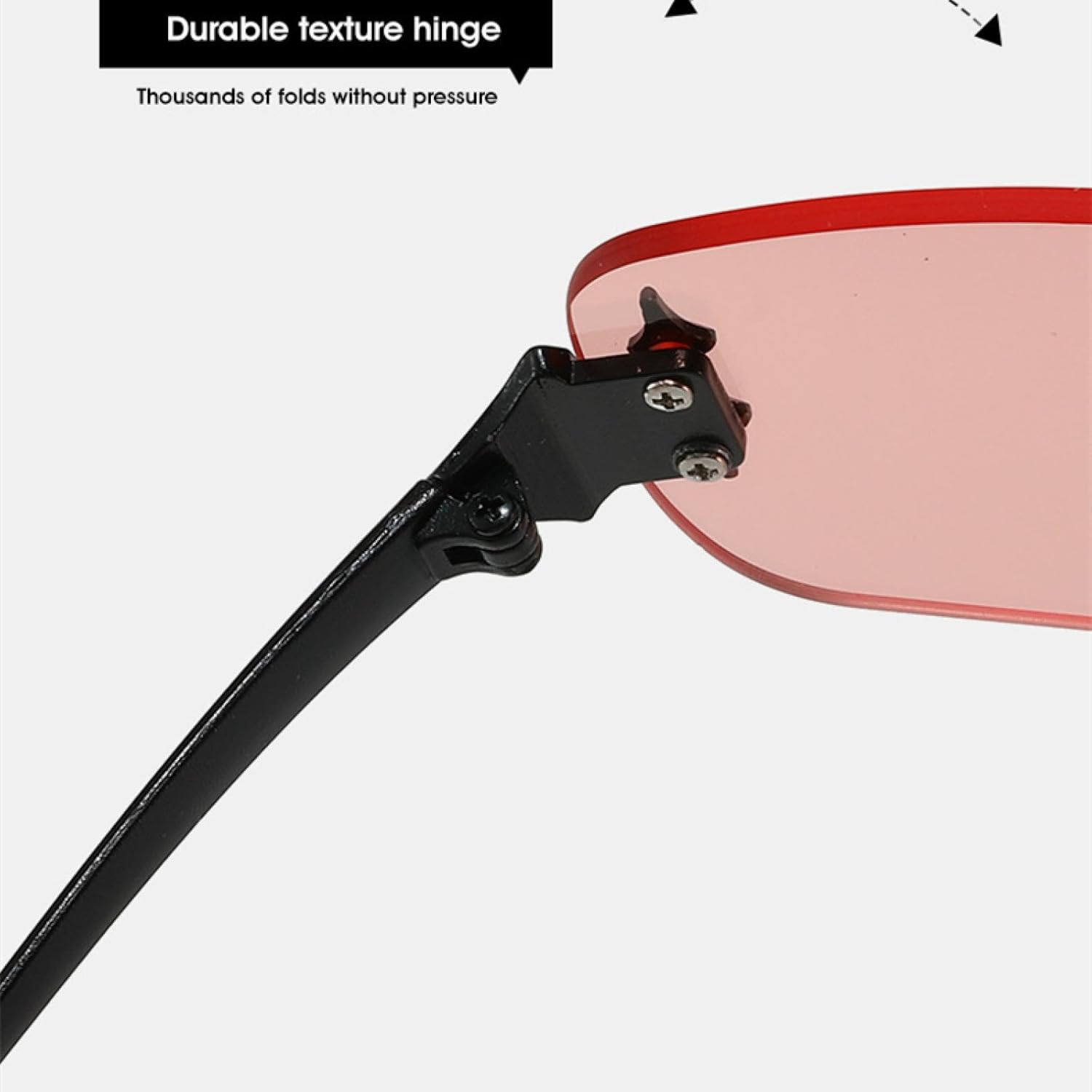 Frameless Sunglasses Women Men Quality Trending Popular Outdoor Retro Party Festival Glass