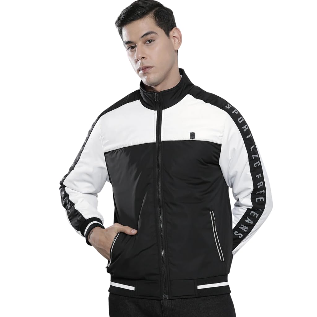 the indian garage co Polyester Adult Men's Slim Fit Standard Length Jacket (0222-Jkt49-02_Black XL), X-Large-picture-16