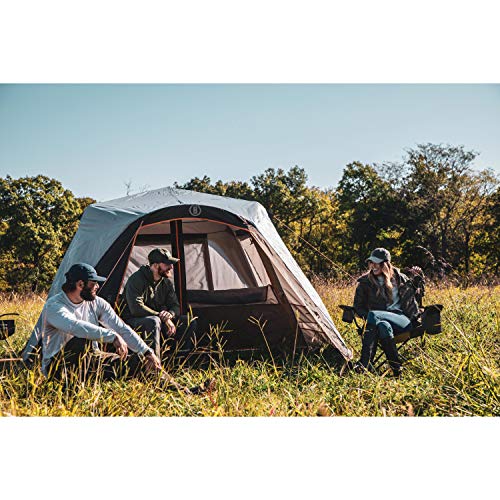 Bushnell Instant Tent | 6 Person / 9 Person / 12 Person Instant Tents Cabin Design Perfect For 3 Season Family Camping Essentials, Hunting, And Fishing With Fast Setup (6 Person) #TOP2