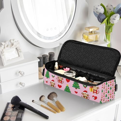 Bolsa de viaje para herramientas de cabello para mujeres con tapete resistente al calor desmontable impermeable portátil para planchas, alisadores y rizadores miniatura 7