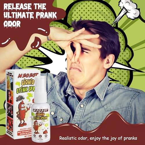 Meoeot Spray Puante, Spray Malodorant Liquide, Spray Puant Extra Fort pour Ultimate Halloween Party, Adulte Canular Fête Festival Party Stinky Spray, Puant Simulée, 1 Pièces, 30ML – vue 2