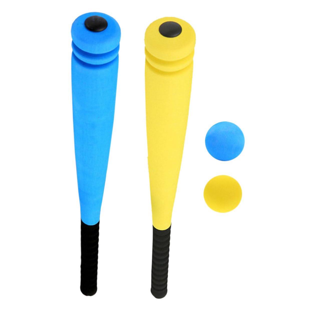 VANZACK 2 Ensembles de Batte de Baseball en Mousse pour Garçon et Filles, Batte Légère et Portable 54 CM Prise Renforcée et Rainure Ergonomique, pour Entraînement Extérieur