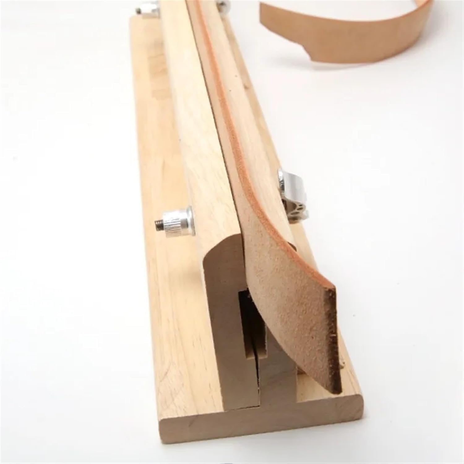 Accesorios de Costura Banco de Trabajo de Piel de Caballo Cosido a Mano, Silla pequeña, Bricolaje de Costura de Cuero, Soporte de sujeción