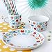 Produktbild ABC Kindergeschirr | Kinder Porzellan Geschirr-Set 3-teilig