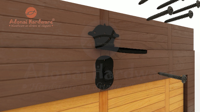 Adonai Hardware Paran Heavy Duty Antique Cast Iron Safety Locking Hasp and Staple(4" x 2 Pack, Antique Brass) for Vintage Pirates Treasure Chest, Trunks, Wooden Jewelry Box, Cases, Furniture & Sheds