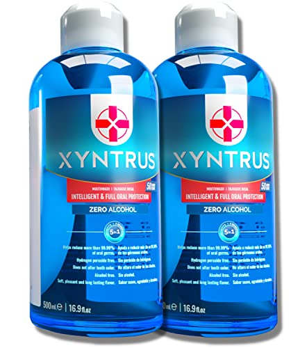 Enjuague Bucal | XYNTRUS Microencapsulado | Pack De 2 | Enjuague Bucal Sin Alcohol | Colutorio | 100...