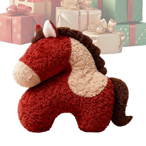 Peluche cheval traditionnelle pour les câlins et réconforter les petits
