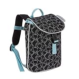LÄSSIG Kinderrucksack Junge mit Brustgurt Kindergartenrucksack Kinder Tasche 3 Jahre/Mini Duffle Backpack, Spooky black