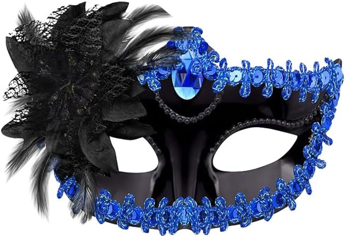 Couple masks, half face masks for dances, plastic masks for parties