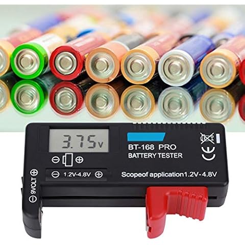 Jeanoko Digital 1.2V‑4.8V Handheld High Accuracy Battery Tester for Office for Home for Small Batteries Button Cell Cover