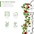 Best Choice Products Set of 2 60x15-inch Iron Arched Garden Trellis w/Branches, Birds for Lawn, Garden, Backyard, Climbing Plants