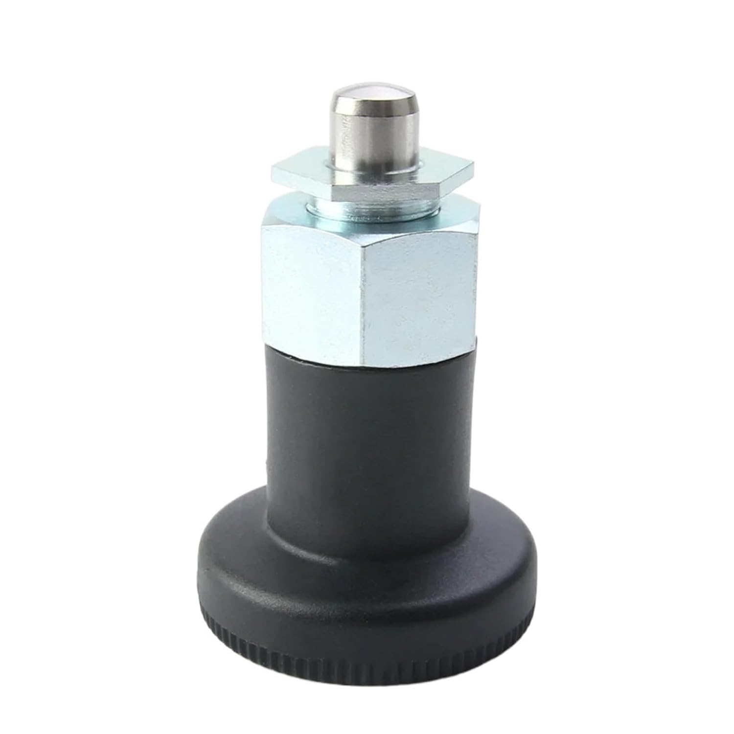 QX255 Indexing Plunger Dia 6mm 8mm Spring Loaded Pin Self Locking Reset Ball Head Positioning Bolt with Nut 1Pcs(QX255-B,6-8.5)
