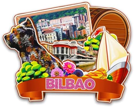 Bilbao Spain Fridge Magnet Wooden 3D Landmarks Travel Collectible Souvenirs Decoration Handmade Refrigerator Magnet -6704 image 5
