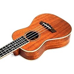 KEPOHK Ukulélé 23 pouces 4 cordes Full Solid Concert acajou Highgloss Mini guitare acoustique électrique 23 pouces installation-ramassage - Les Beatles, Paul McCartney, John Lennon, RIngo Starr, George Harrison KEPOHK Ukulélé 23 pouces 4 cordes Full Solid Concert acajou Highgloss Mini guitare acoustique électrique 23 pouces installation-ramassage – Image 2
