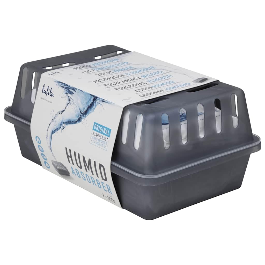 vidaXL Lafita Absorbedores de humedad con bolsas de recambio 4 unidades