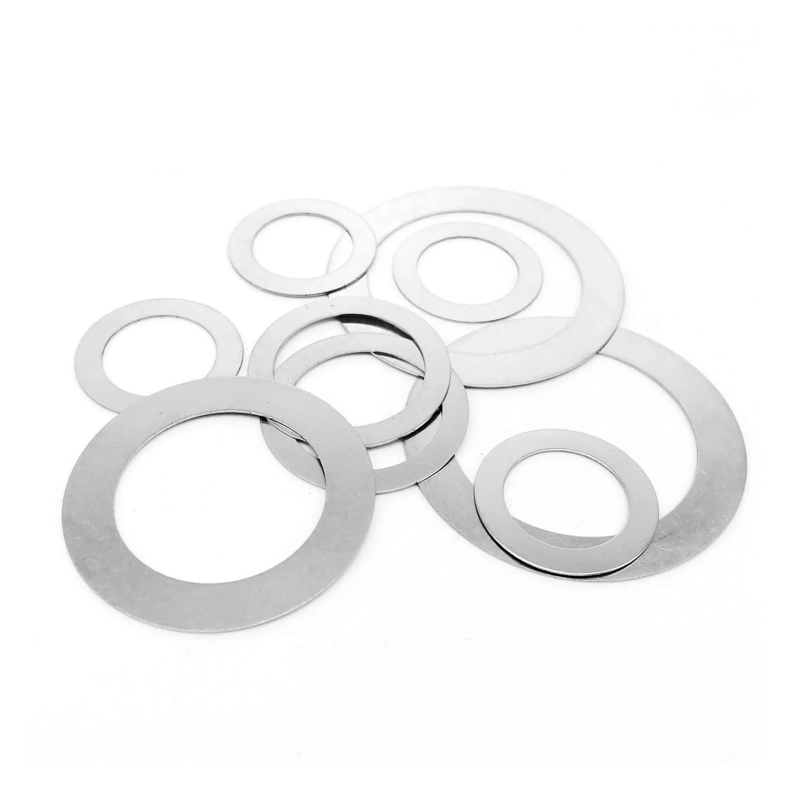 Groß Unterlegscheiben,Unterlegscheiben, Justierende ultradünne Präzisions-Unterlegscheibendichtung aus Edelstahl. Ultradünne, flache Wafer-Unterlegscheibe(M3x5xThick)