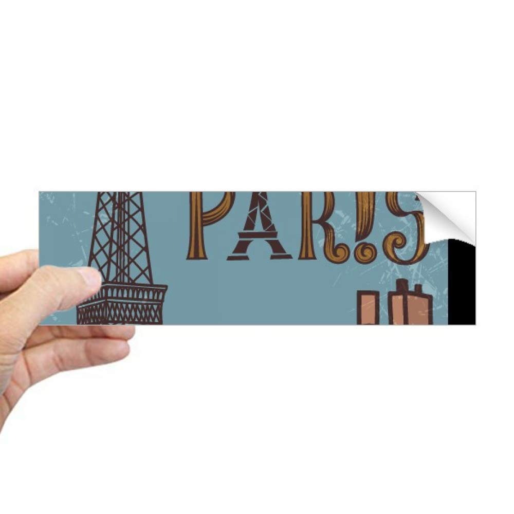 Sticker ballon de feu Paris Tour Eiffel pour masquer un vis-a-vis de fenetre