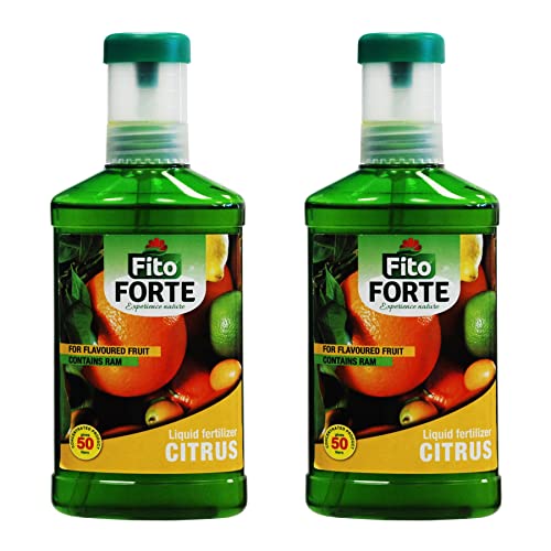 simpa Concentrated Citrus Liquid Fertilizer containing RAM, Regulator Metabolic Activator RAM - 2 x 375ml bottles gives 100 Litres