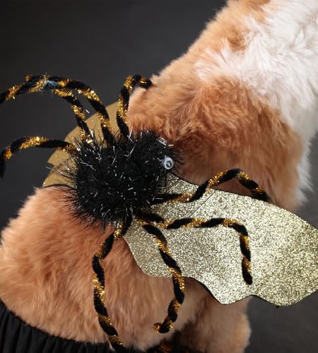 Disfraz Halloween para perro con alas de araña X-Large miniatura 5
