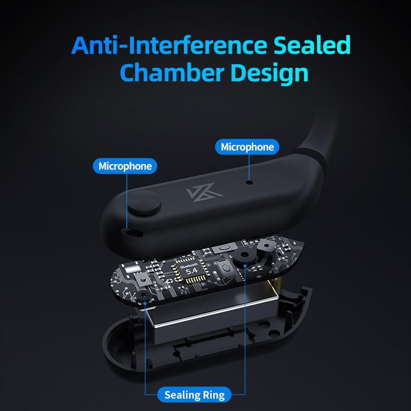 KZ AE01 IEM Bluetooth Adapter,Wireless Bluetooth Earphone Module,Newly Bluetooth Version 5.4(2-Pin 0.75/0.78mm)