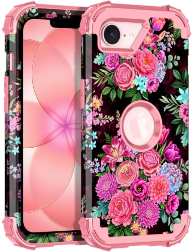 Coque de protection iPhone 17e Rancase premium rigide silicone rose