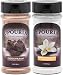 Upouria Coffee Topping Variety Pack - Chocolate and French Vanilla, 5.5 Ounce Shakeable Topping Jars - (Pack of 2)