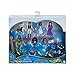 Disney ​Disney The Little Mermaid Land and Sea Ariel Ultimate Story Set with 7 Small Dolls and 4 Friend Figures, Includes Human and Mermaid Ariel Dolls​​, HND30