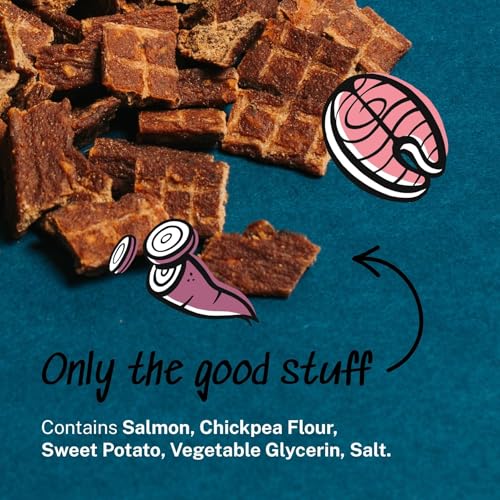 Premium-Salmon-Sweet-Potato-Meal-Mix-Ins-5-oz-Dog-Food-Topper-for-Dry-Food-Add-Ins-Meal-Toppers-Treat-Mix-Freeze-Dried-for-Maximum-Flavor-All-Natural-Free-of-Preservatives Premium Salmon Sweet Potato Meal Mix Ins 5 oz Dog Food Topper for Dry Food Add Ins Meal Toppers Treat Mix Freeze Dried for Maximum Flavor All Natural Free of Preservatives