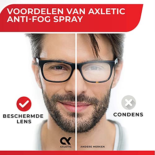 AXLETIC Anti-Fog - Anti Condensation Spray Glasses I Natural Glasses Cleaner - Fast Glasses Cleaner Spray for Swimming Goggles, Ski and Mask - Against Fogged Glasses - Anti Condensation Wipes Alternative, 100ml - Image 6
