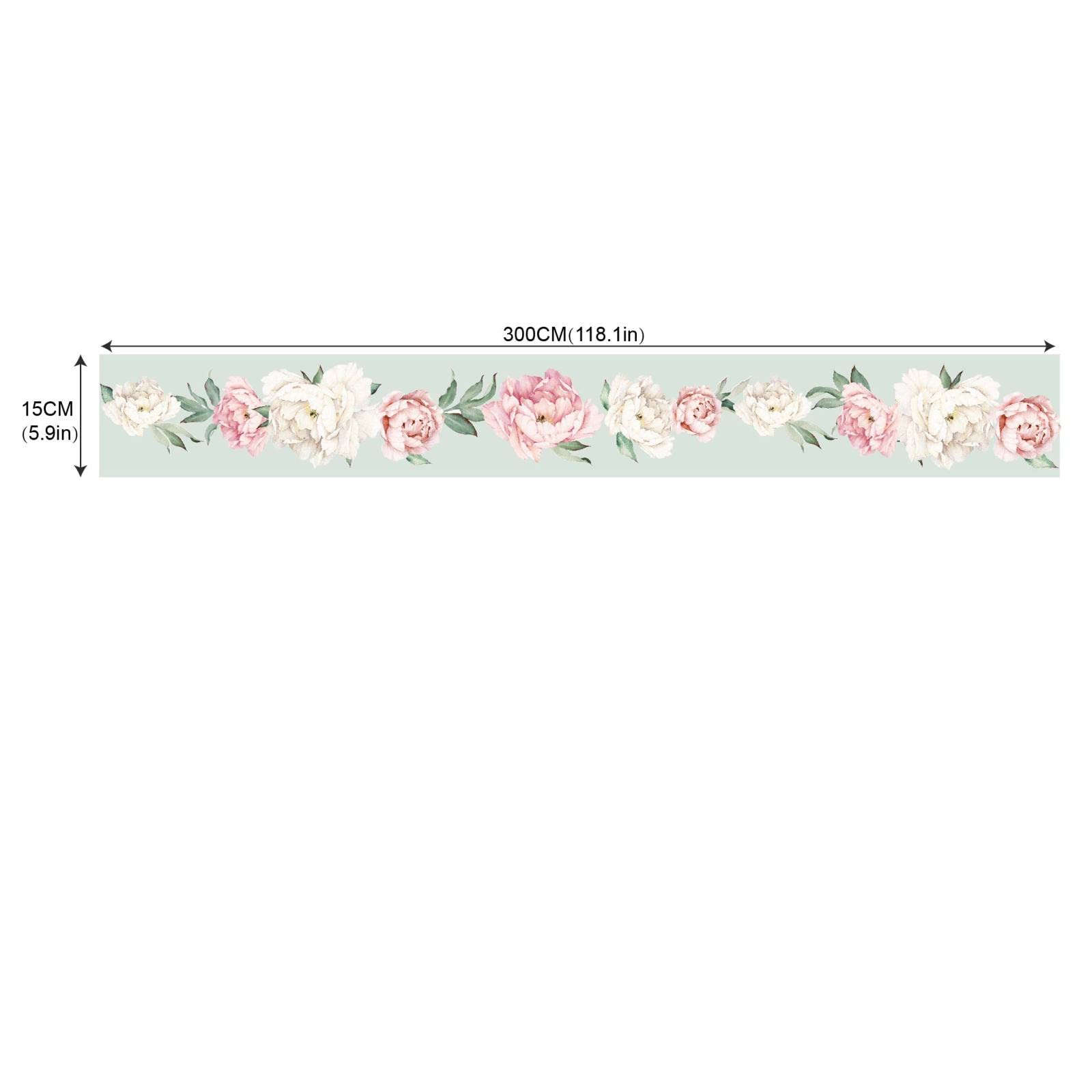 VisitRyl Wallpaper Border Peel Stick Wall Border Sticker Hoe Ceiling
