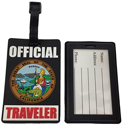 Los Angeles State Seal Luggage Tag