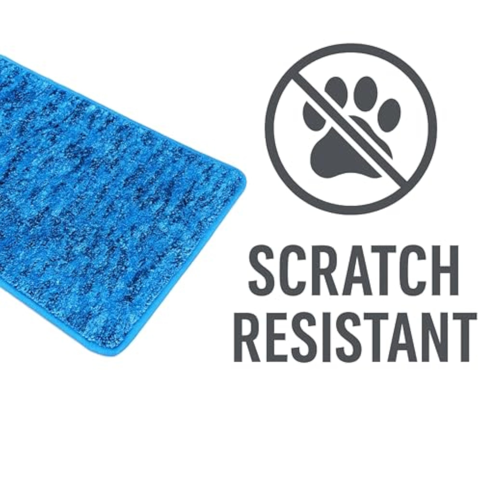 Ultra Absorbent Microfiber Bath Mat, Non-Slip Backing