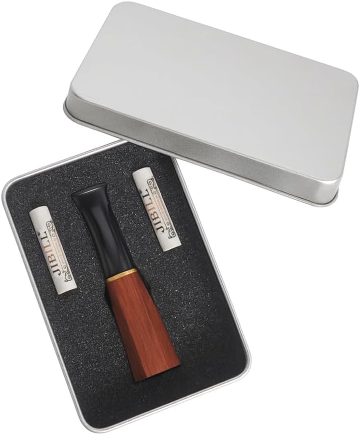 MUXIANG Cigar Mouthpiece for Men and Women Portable Cigar Holder Tips and Filters Combination with Gift Box (4 Size Set)