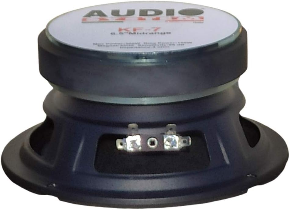 KIT SET PER AUDIO SYSTEM KF-7 KF7 1 midrange altoparlante da 16,5 cm 165 mm 6,5" di diametro, 150 watt rms e 300 watt max, 4 ohm, sensibilità 95 db auto, 1 pezzo