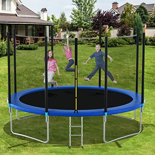 Filet de trampoline rond de 1,8 à 4,3 m avec fermeture double tête - 2