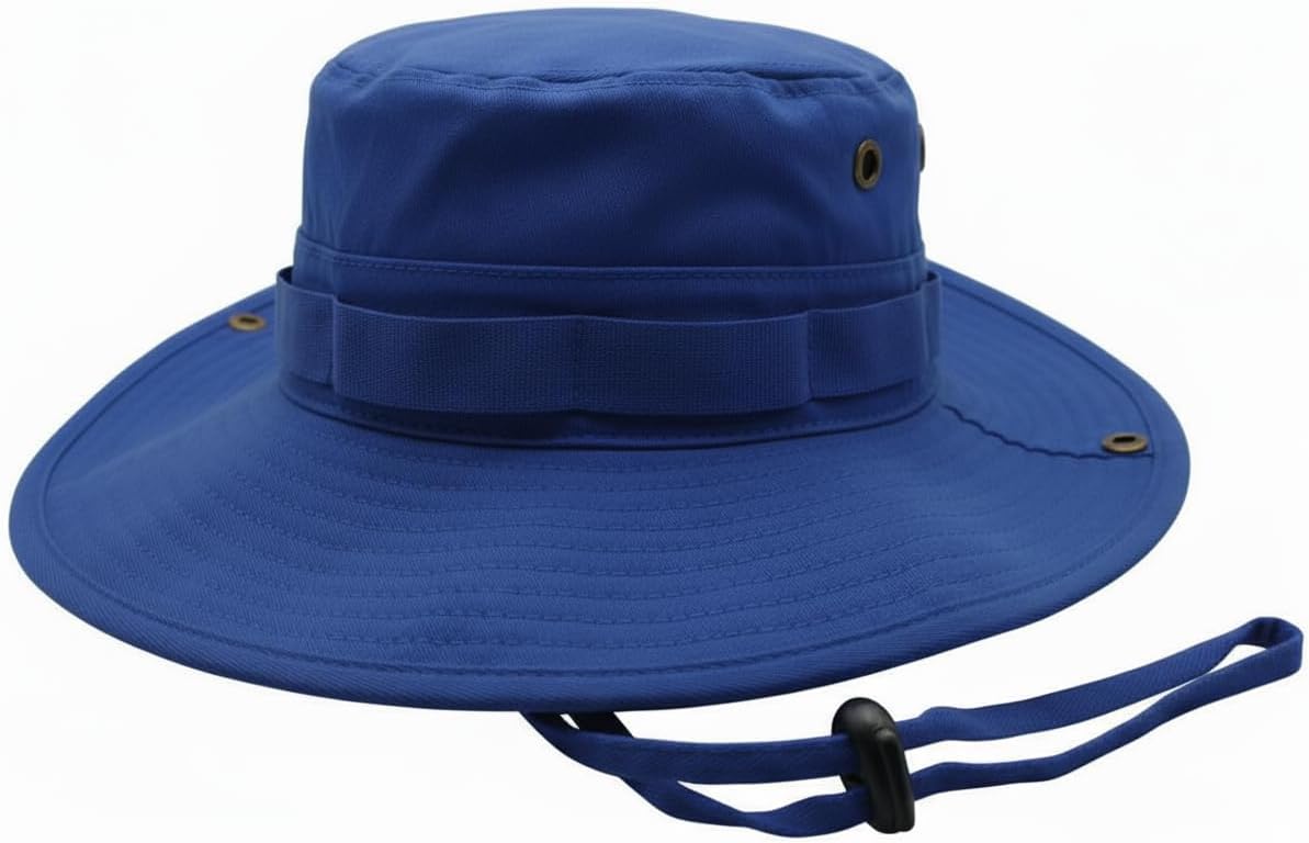 High Qualty Sun Hat 100% Cotton Size Adjustable Men Women Fishing Outdoor UPF 50+ Breathable 3 inch Brim Boonie Hat