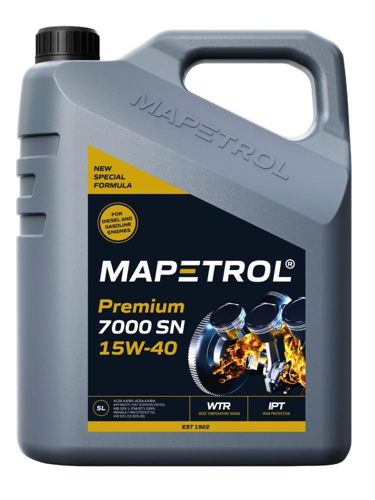 Aceite de motor Premium 15W-40 Aceite mineral Aceite para motor 5 L