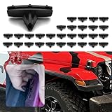 PACLVIO 30PCS Fender Flare & Rocker Moulding Clip, Car Fender Clips, Bumper Retainer Clips Replacement OEM #68039280-AA, Ideal Fender Flare Clips Compatible with Jeep Wrangler JK Unlimited JK Ram