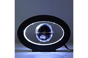 Magnetic Levitation Floating Globe Lamp, Enchanting Night Light Adorned with World Map