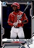 2021 Bowman Chrome Prospects #BCP-25 Jeremy De La Rosa 1st Bowman Card NM-MT Nationals