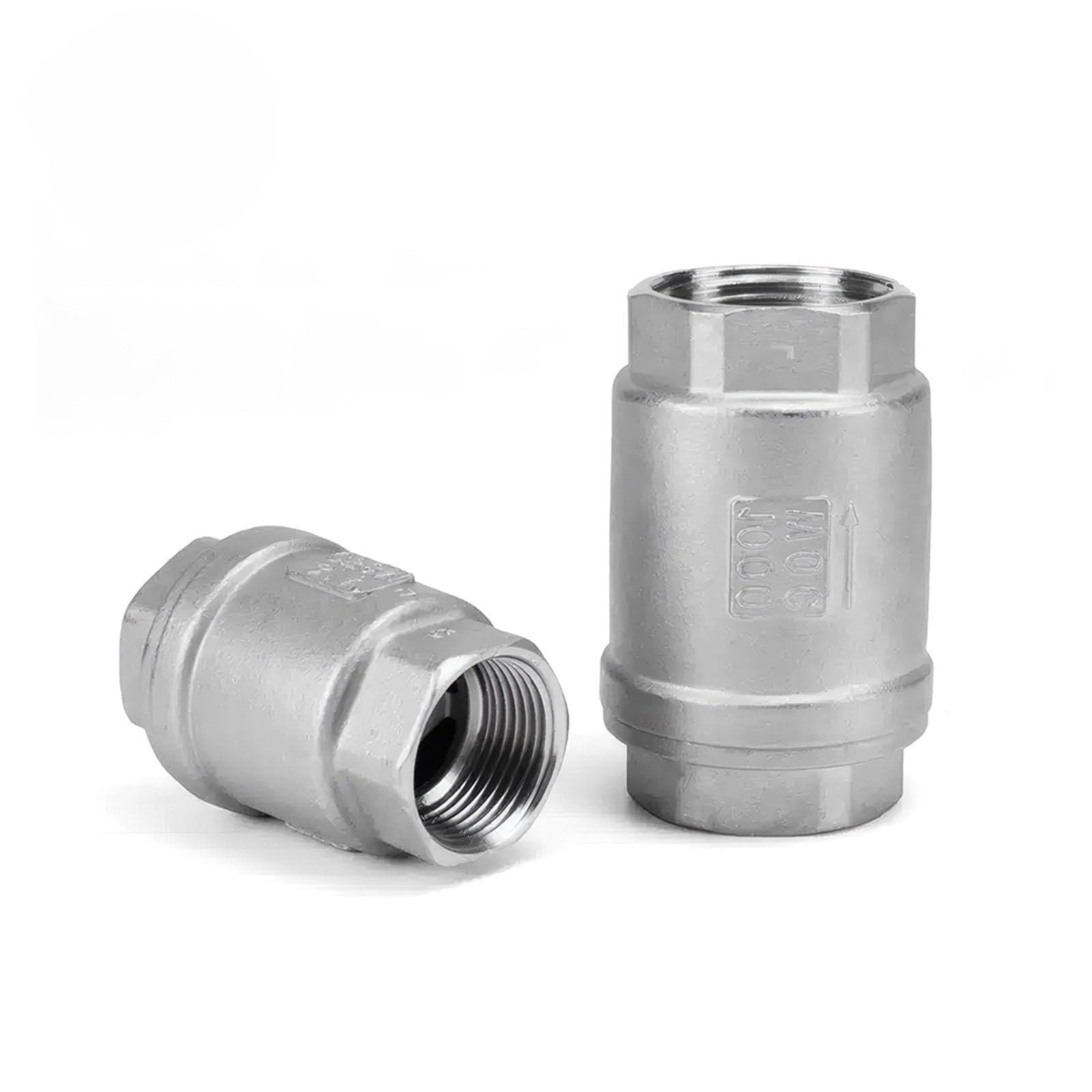 Clapet anti-retour vertical en acier inoxydable SS316L de haute précision