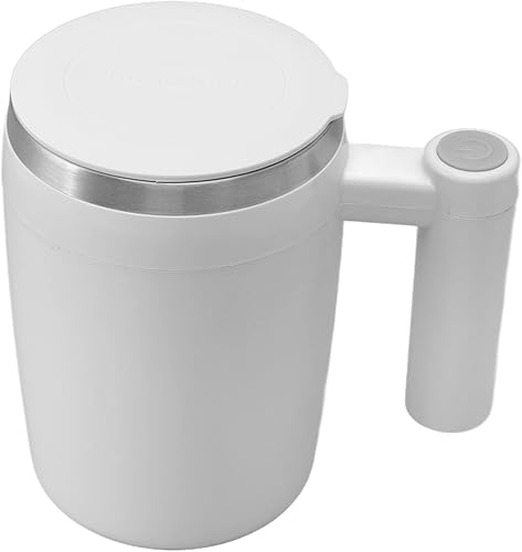 Miniatura 3 de TOPINCN Taza de café con agitación magnética automática de 12.8 fl oz, taza de mezcla de café de acero inoxidable con carga USB para café, leche,