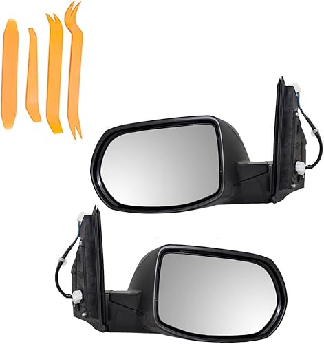 Parts N Go Juego de espejo eléctrico con calefacción para CR-V EX-L 2012-2016 lado del conductor y pasajero izquierdo derecho con herramientas de Parts N Go Juego de espejo eléctrico con calefacción para CR-V EX-L 2012-2016 lado del conductor y pasajero izquierdo derecho con herramientas de