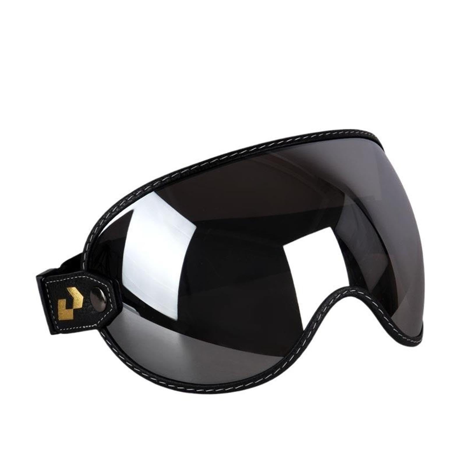 Occhiali da casco Occhiali da moto retrò con visiera a bolle all'aperto