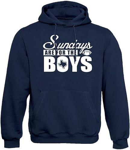 Xtreme Apparrel Dallas - Sundays are for The Boys - Sudadera con capucha para los fanáticos del fútbol