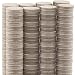 TYH Supplies Premium 1 Inch Round Furniture Pads 100 Piece Multi Use Bundle Heavy Duty Self Stick Felt Pads For Hardwood Floor Protection (Moving pads / Chair Glides) Noise Dampening Bumper Pads