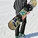 Sewroro Rubber Skateboard Bumper Strip Protection for Snowboard Edge Cover, Anti-Collision Strip for Longboard Deck, Black, 11. 41 X 3. 34 Inches