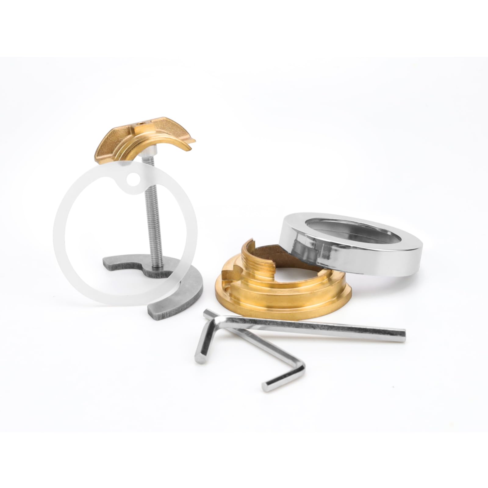 Kit Dadi Fissaggio Rubinetto - 2 Set Da 5 Pezzi Per Bagno/Cucina - Foto 2