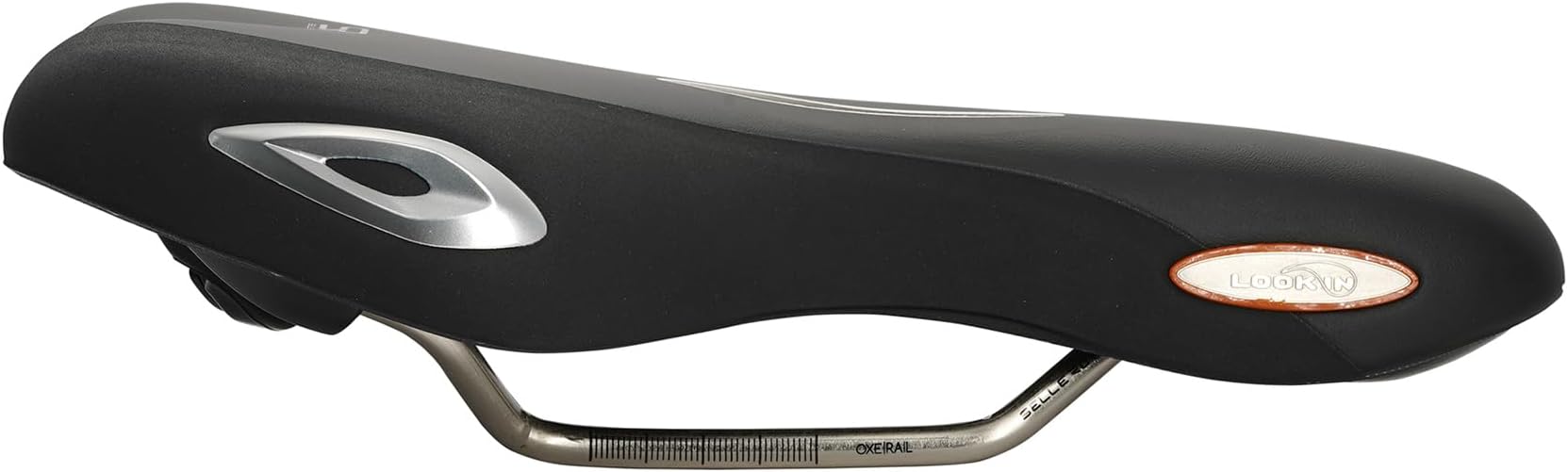 Selle Royal Lookin Athletic,Comfortable Bike Saddle for Any Type of Riding, Black, One Size