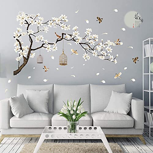 Vinilo Decorativo Mural Árbol Flor Cerezo 3D miniatura 3